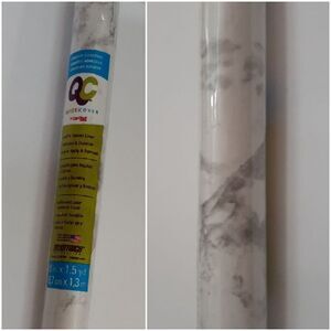 Quick Cover By Contact Faux Marble Contact Paper New 18 Inches X 1.5 Yard